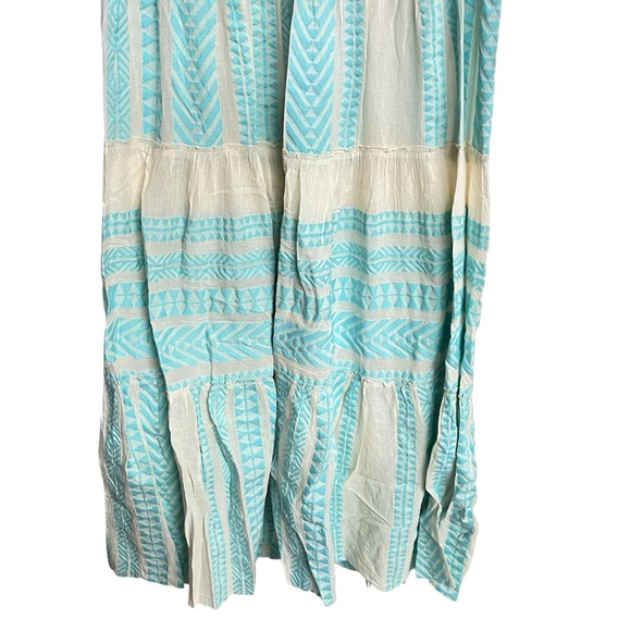 New Devotion Twins Ella Sleeveless Midi Blue/Offwhite - Picture 4 of 8